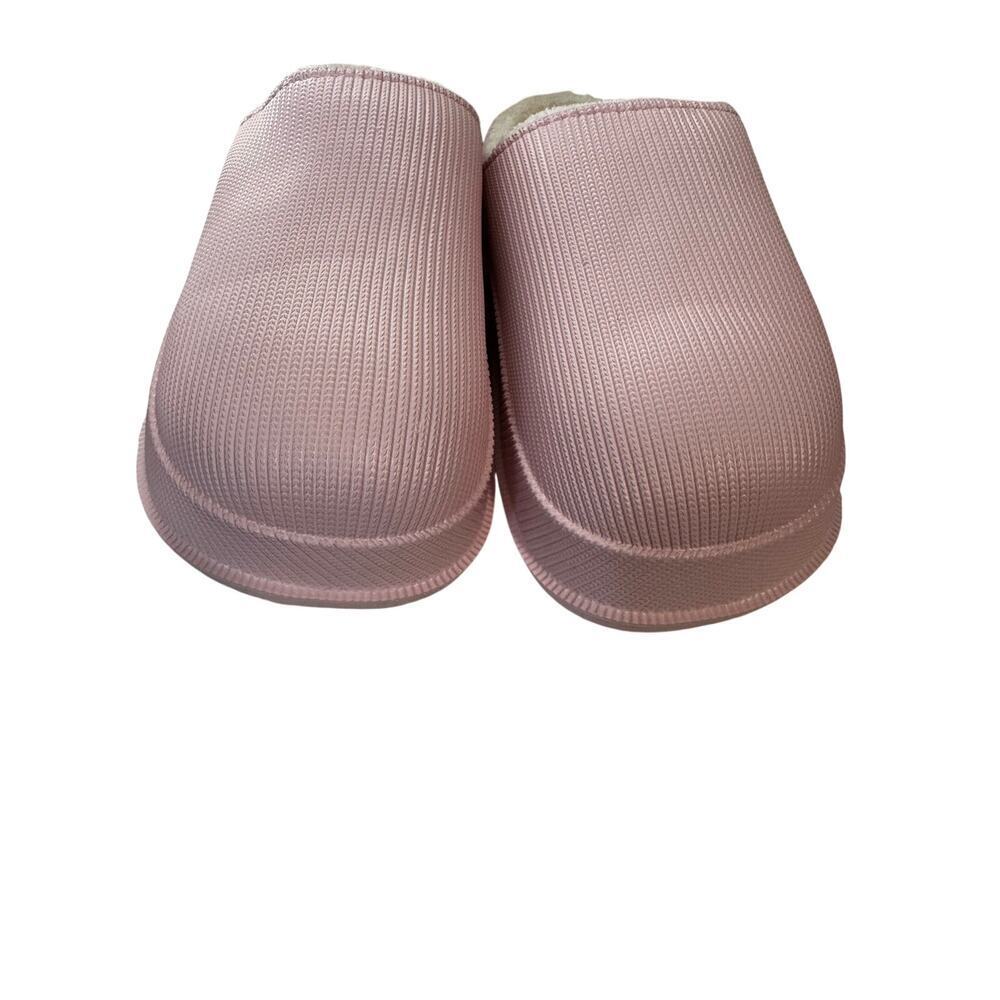 Cloud Slides New Pink Fur lined Anti-slip think cushion sole size 42-43 (8-9)